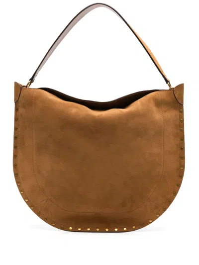 Isabel Marant Étoile Oskan Shoulder Bag In 褐色