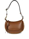 Isabel Marant Étoile Moon Gz Shoulder Bag With Studded Detailing In Brown