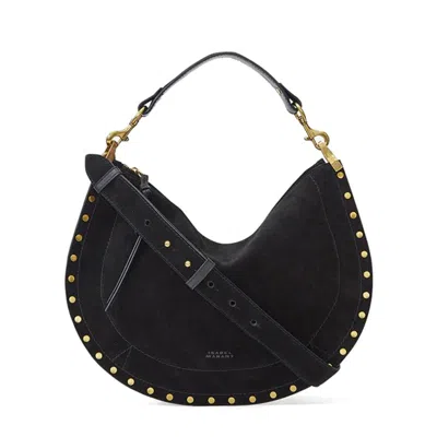 Isabel Marant Étoile Oskan Soft Zip Shoulder Strap In Black