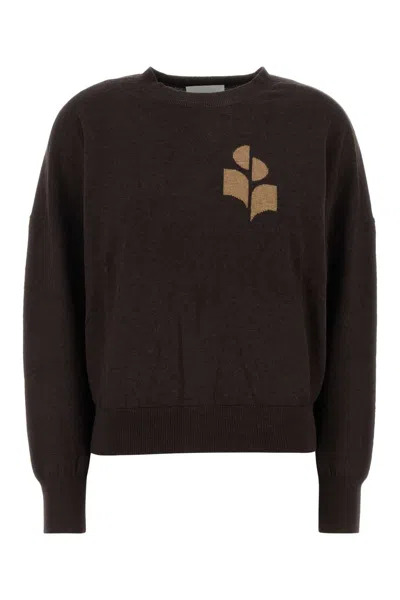 Isabel Marant Étoile Isabel Marant Etoile Oversized Cotton-wool Marisans Sweater In Brown