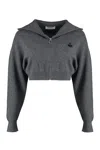 Isabel Marant Étoile Isabel Marant Etoile Oxane Zipped Cardigan In Grey