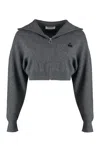 Isabel Marant Étoile Isabel Marant Etoile Oxane Zipped Cardigan In Grey