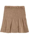 Isabel Marant Étoile Marant Etoile Women Pacifica Cotton Sweat Skirt In Brown