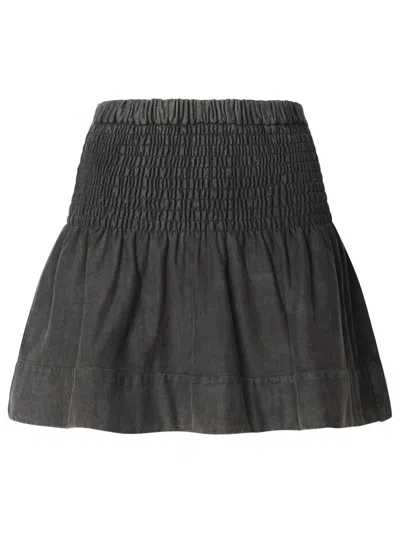 ISABEL MARANT ÉTOILE ISABEL MARANT ÉTOILE 'PACIFICA' GREY COTTON SKIRT
