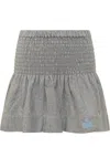 Isabel Marant Étoile Pleated Skirt In Gray