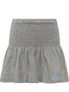 Isabel Marant Étoile Pleated Skirt In Gray