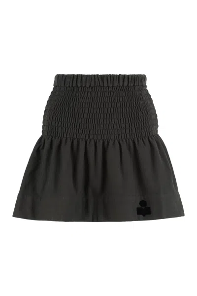 Isabel Marant Etoile Pacifica Jersey Skirt In Black