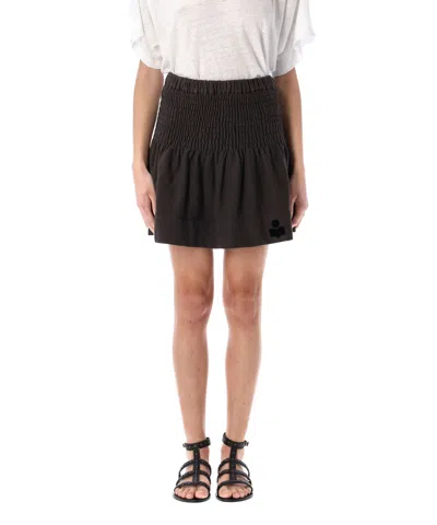 Isabel Marant Étoile Pacifica Mini Skirt In Brown