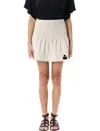 Isabel Marant Étoile Marant Etoile Women Pacifica Mini Skirt In Ecru