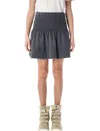 Isabel Marant Étoile Isabel Marant Etoile Pacifica Mini Skirt In Gray