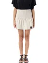 Isabel Marant Étoile Isabel Marant Etoile Pacifica Mini Skirt In Neutrals