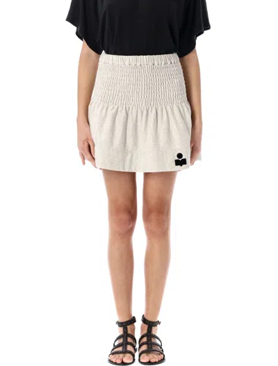 Isabel Marant Étoile Pacifica Miniskirt In Neutral
