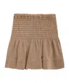 Isabel Marant Étoile Marant Etoile Women Pacifica Cotton Sweat Skirt In Brown