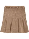 Isabel Marant Étoile Marant Etoile Women Pacifica Cotton Sweat Skirt In Brown