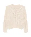 Isabel Marant Étoile Padova High Neck Sweater In Nude
