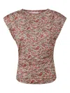 Isabel Marant Étoile Paisley-pattern Gathered Blouse In Neutral