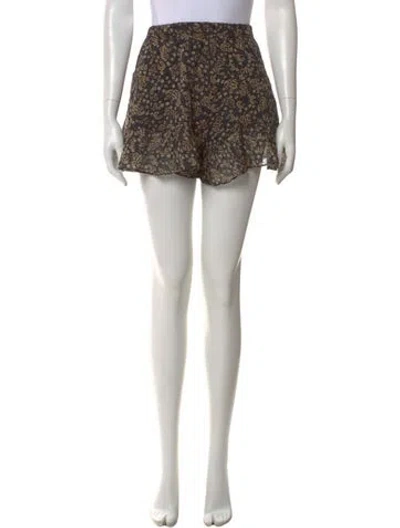 Pre-owned Isabel Marant Étoile Paisley Print Mini Shorts W/ Tags In Multi