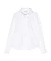 Isabel Marant Étoile Pamias Ruffled Cotton Blouse In White