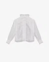 Isabel Marant Étoile Pamias Ruffled Top In White