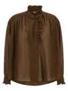 Isabel Marant Étoile Marant Etoile Women Pamias Blouse In Brown