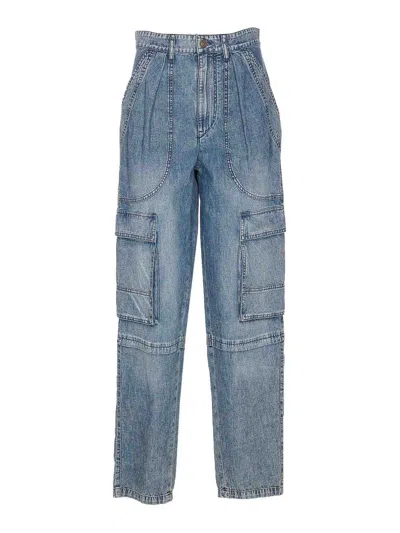 ISABEL MARANT ÉTOILE PANTALÓN CASUAL - AZUL
