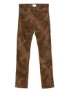 Isabel Marant Étoile Shade-effect Trousers In Brown