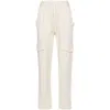 Isabel Marant Étoile Peorana Cotton Fleece Trousers In Beige