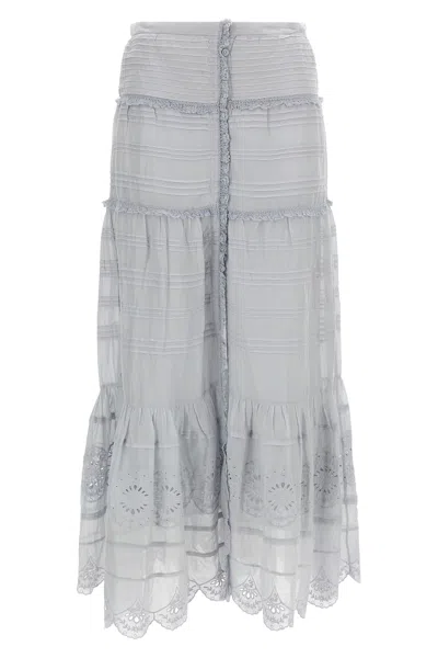 Isabel Marant Étoile Paoline Long Skirt In Pattern