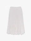Isabel Marant Étoile Paoline Embroidered Midi Skirt In White