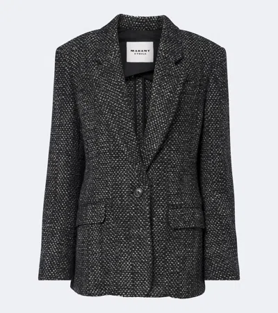 Isabel Marant Étoile Parly Herringbone Jacket In Gray