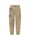 Isabel Marant Étoile Patchwork Cargo Pants In Brown