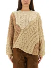 Isabel Marant Étoile Patchwork "daryl" Sweater In Multi