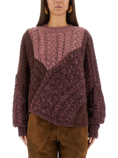 ISABEL MARANT ÉTOILE ISABEL MARANT ÉTOILE PATCHWORK "DARYL" SWEATER