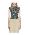 Isabel Marant Étoile Pattern Bare-back T-shirt In Nude