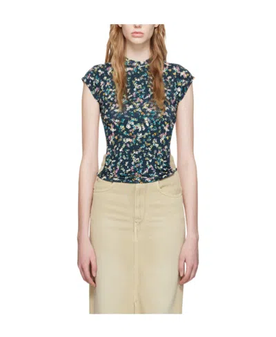 Isabel Marant Étoile Pattern Bare-back T-shirt In Nude