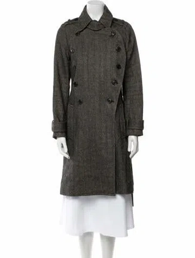 Pre-owned Isabel Marant Étoile Patterned Coat In Neutral