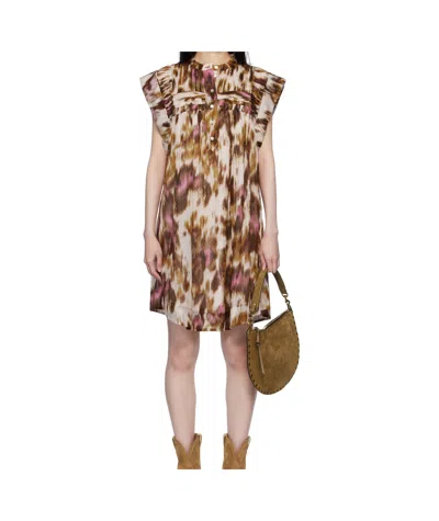 Isabel Marant Étoile Patterned Dress In Nude