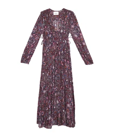 Isabel Marant Étoile Patterned Dress In Purple