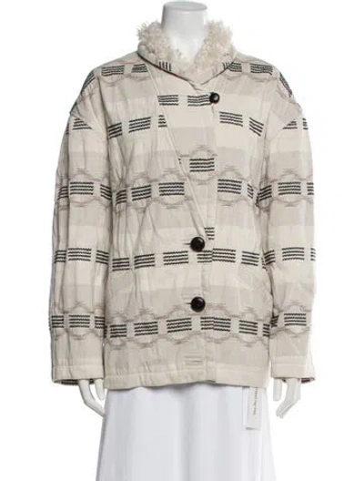 Pre-owned Isabel Marant Étoile Patterned Jacket In Neutrals