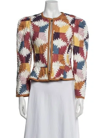 Pre-owned Isabel Marant Étoile Patterned Jacket In Neutrals
