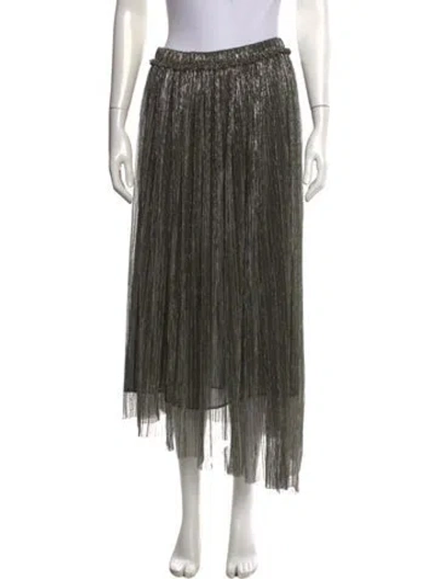 Pre-owned Isabel Marant Étoile Patterned Long Skirt W/ Tags In Neutral