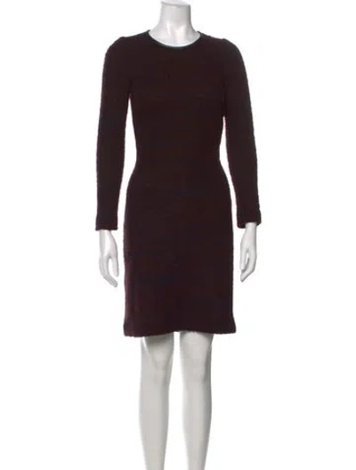 Pre-owned Isabel Marant Étoile Patterned Mini Dress In Orange