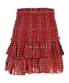 Isabel Marant Étoile Naomi-ge Skirt In Red