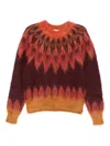 Isabel Marant Étoile Patterned Sweater In Red
