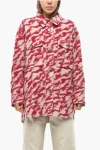 Isabel Marant Etoile Patterned Wool Harveli Overshirt In Multi