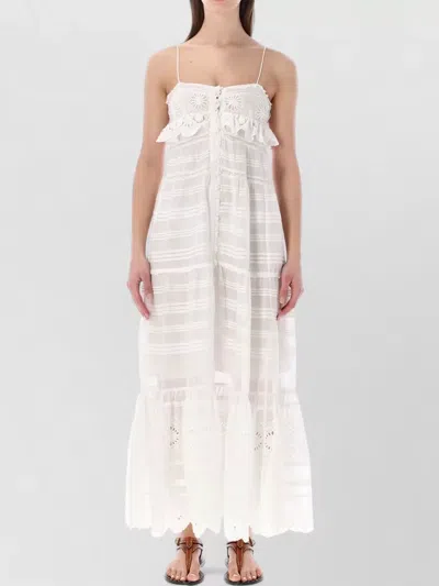 Isabel Marant Étoile Marant Etoile Paule Cotton Long Dress In White