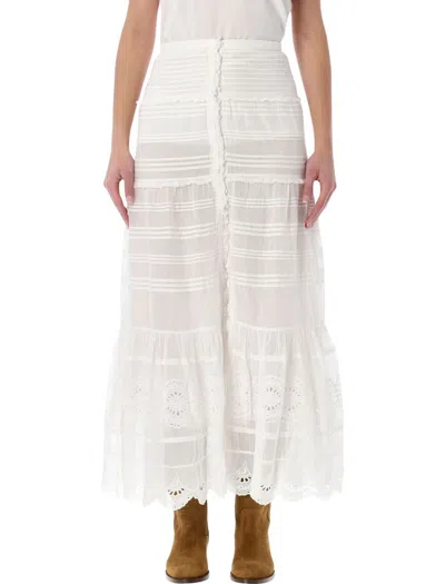 Isabel Marant Étoile Pauline Long Skirt In Neutral