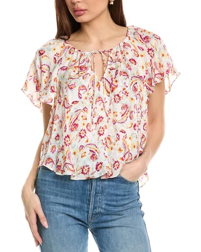 Isabel Marant Étoile Isabel Marant E'toile Penelope Silk-blend Blouse In Pink