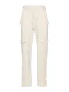 Isabel Marant Étoile Peorana Cotton Fleece Trousers In Grey