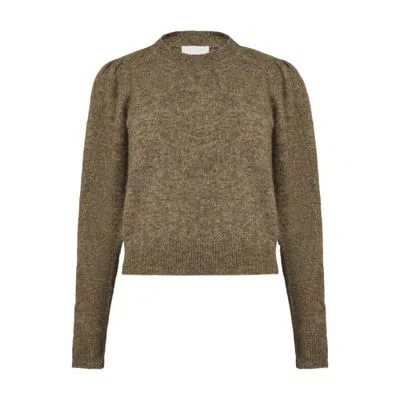 Isabel Marant Étoile Peyton Crewneck Sweater In Brown